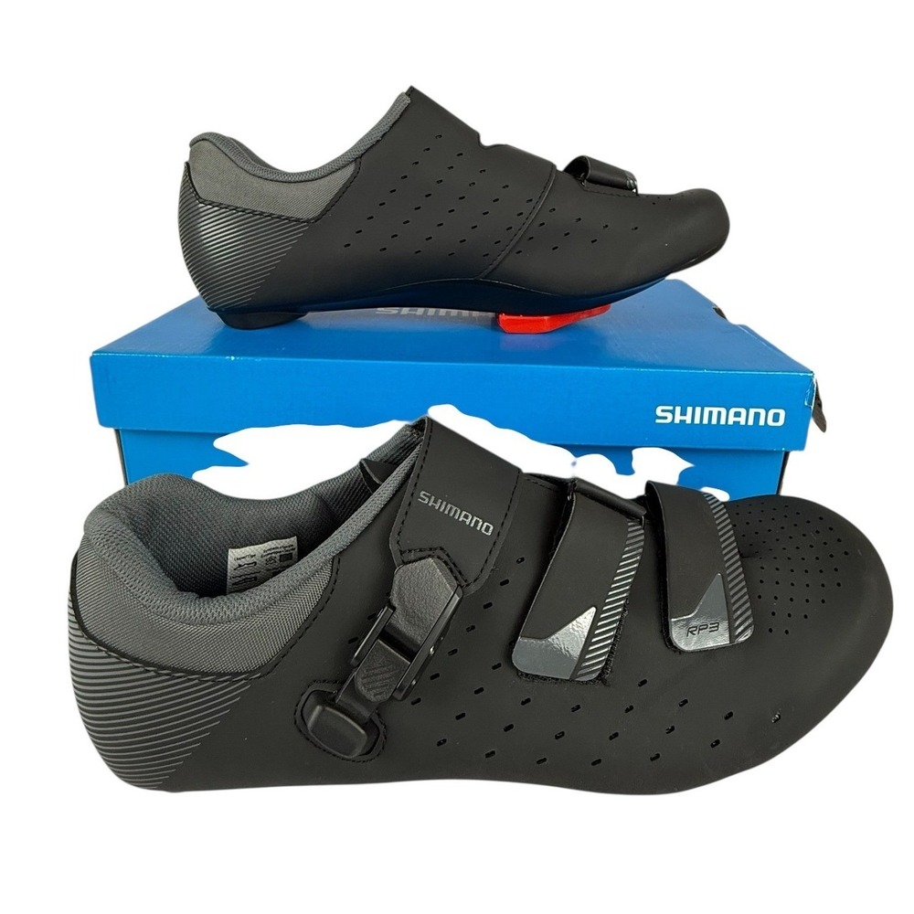 Shimano RP3 Cycling Shoes Mens 12.3 Black SH-RP301 Road‎ Bike Cleats New